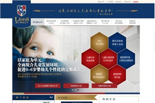 广州狮子婴幼公学网站建设项目