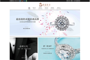 香港戴瑞珠宝有限公司网站建设项目